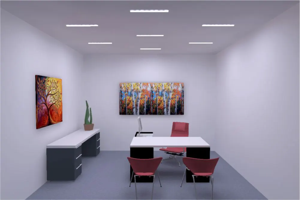 چراغ خطی روکار 50 وات