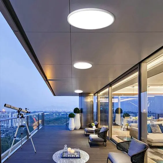 چراغ سقفی روکار 40 وات گرد