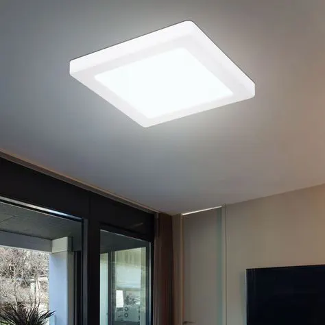 چراغ سقفی روکار 40 وات مربع