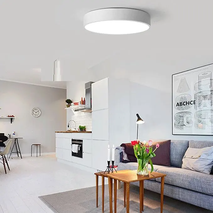 چراغ سقفی روکار 60 وات گرد