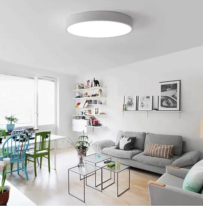 چراغ سقفی روکار 75 وات گرد