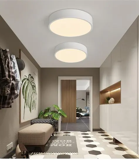 چراغ سقفی روکار 60 وات گرد