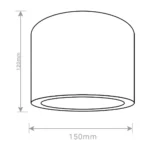 چراغ COB سقفی روکار 30 وات - تصویر 2