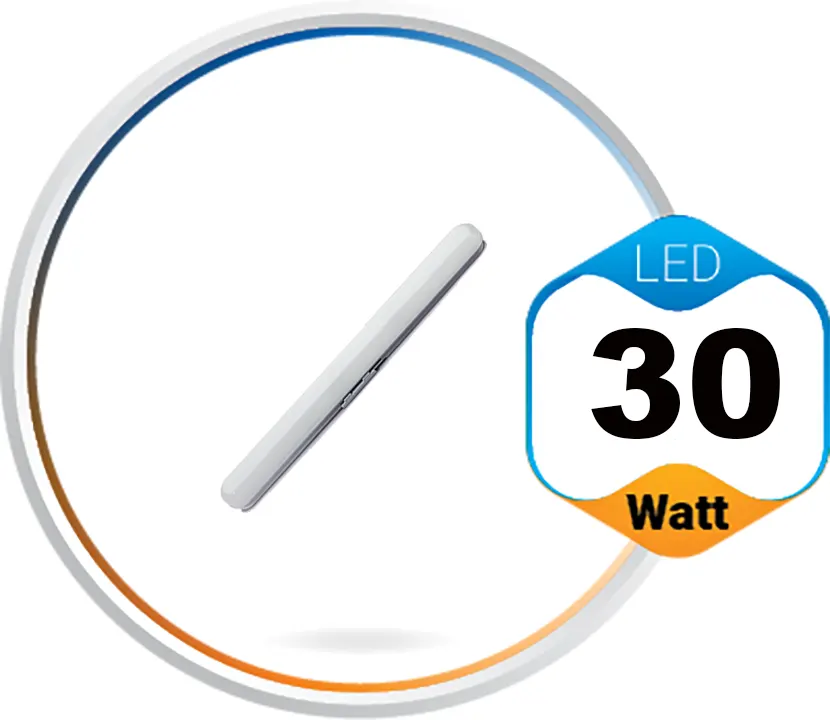 چراغ خطی روکار 30 وات