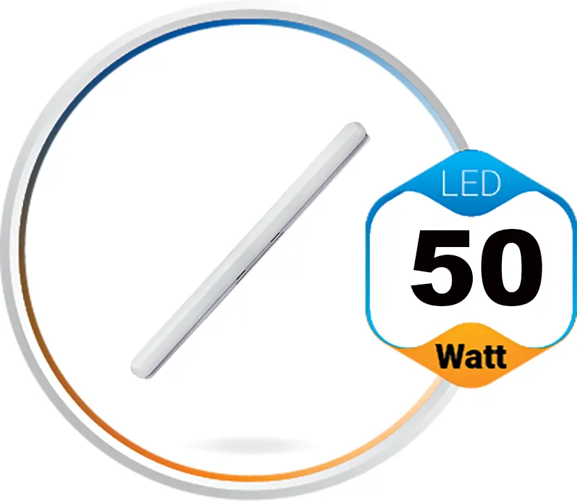 چراغ خطی روکار 50 وات