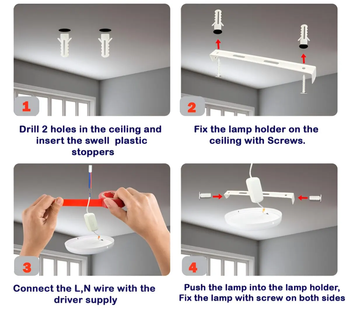 نکات نصب پنل led