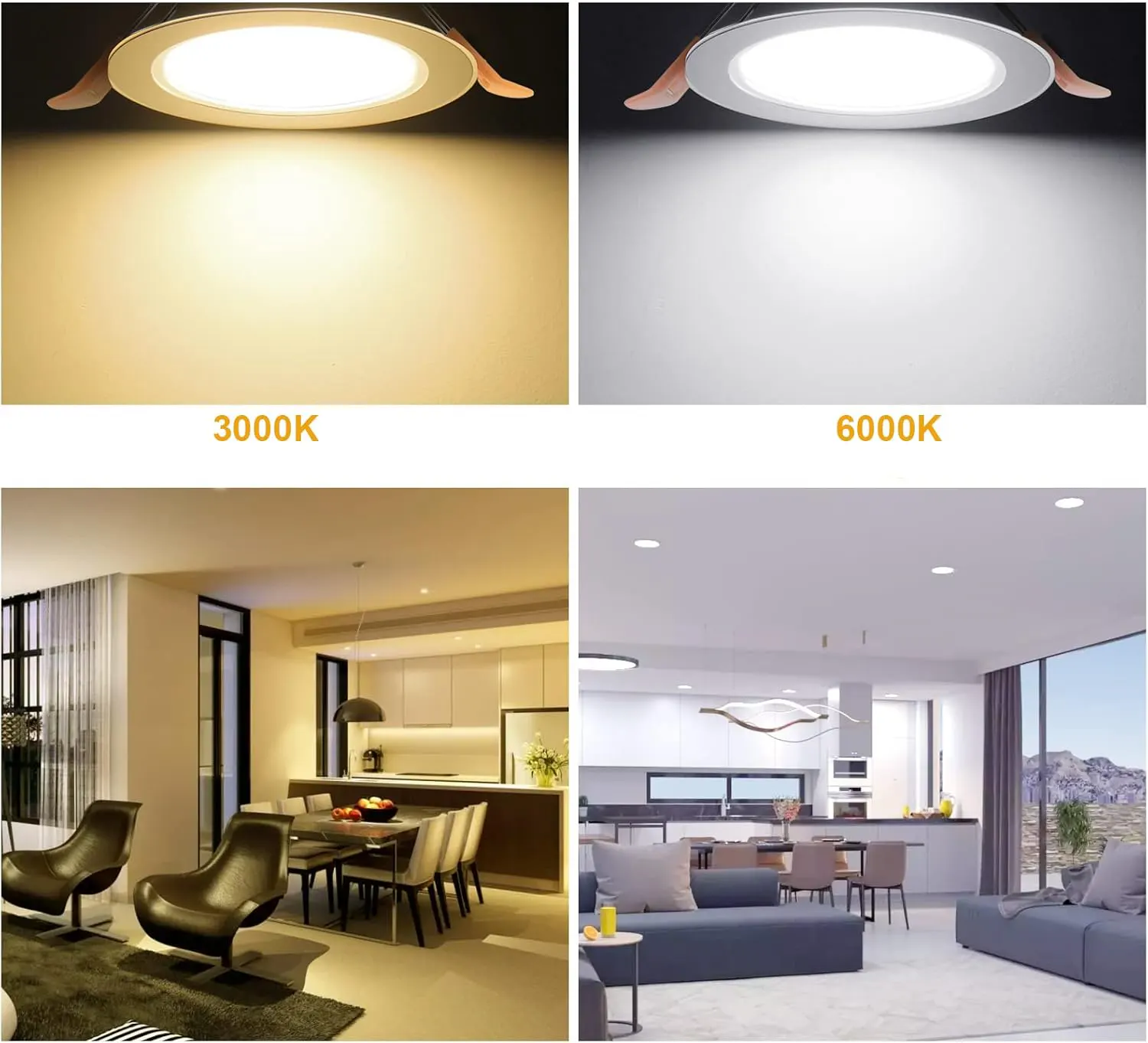 رنگ نور چراغ ال ای دی