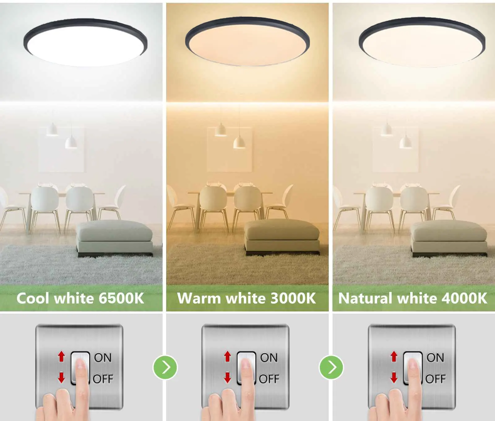 چراغ LED سه‌حالته